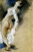Eugene Delacroix Female Nude, Killed from Behind Sweden oil painting artist